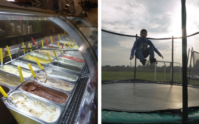 Agrigelateria sull'Aia - ijs op de boerderij