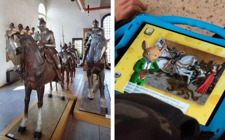 Het wapenmuseum in Brescia met app Geronimo Stilton